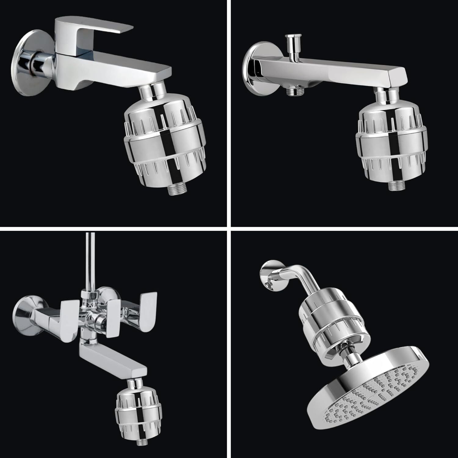 Premium 20 Stage Shower Filter | Hard Water Softener Tap Mount Water Filter-image-38