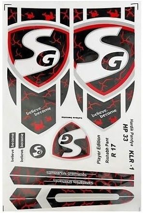 SG Cricket Bat Sticker | Premium Bat Sticker for Cricket Bat Bat Sticker-image-12