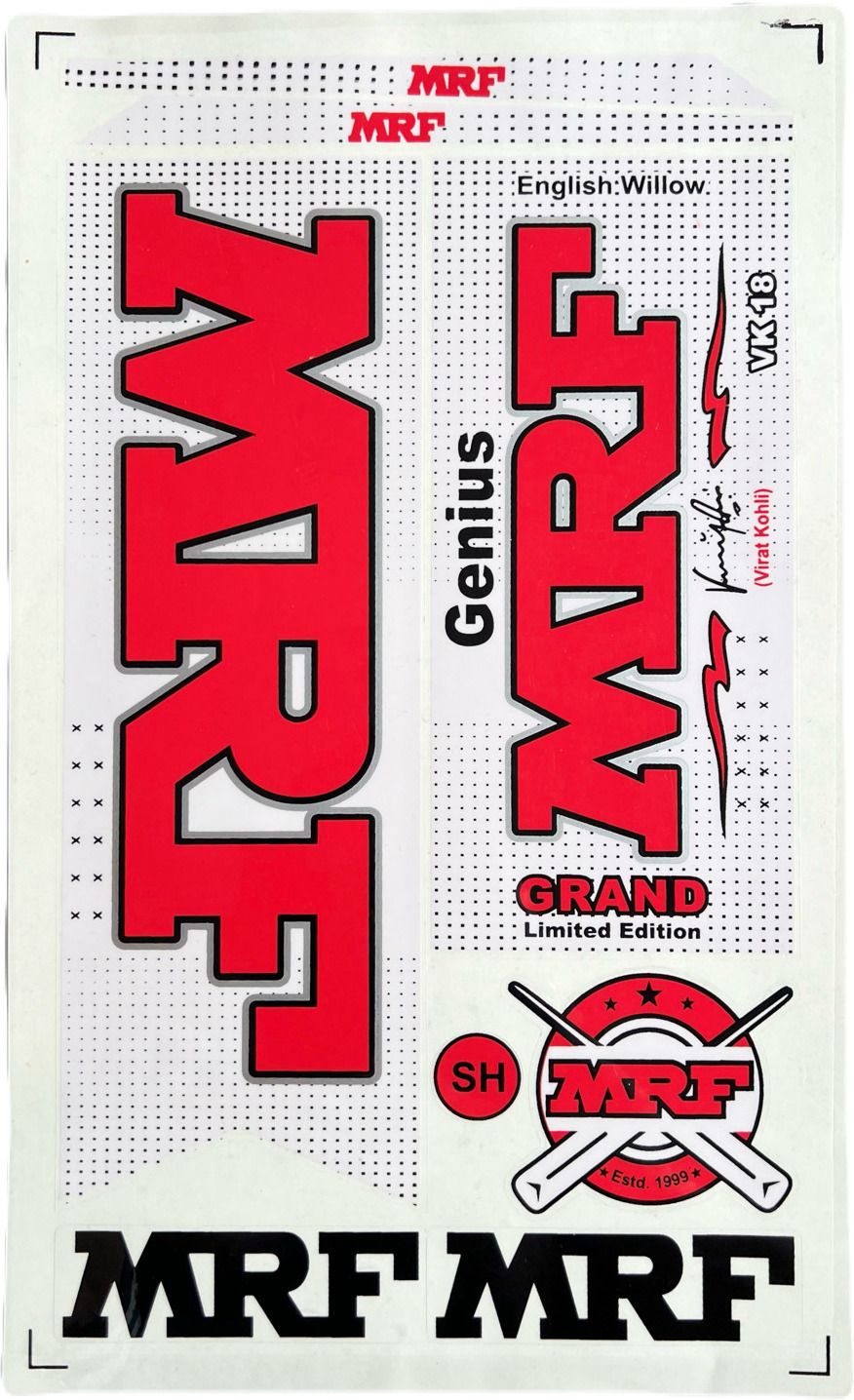 vsm MRF_WARRIOR_RD Bat Sticker-picture-2