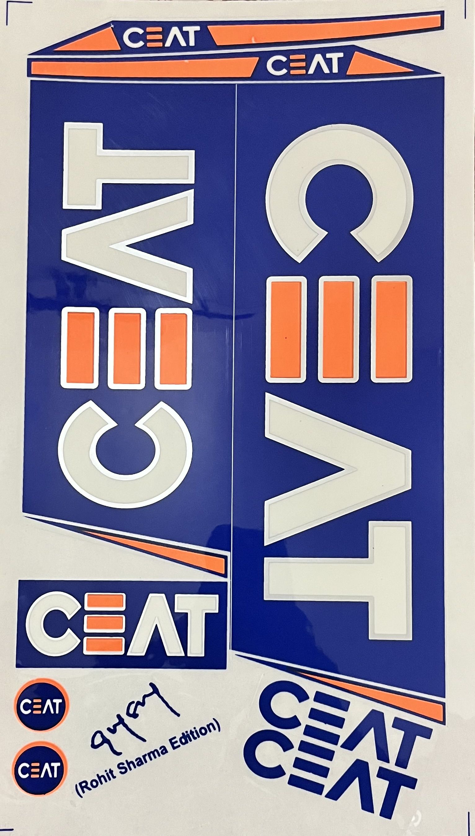 Cricket bat sticker premium Rohit Sharma edition Bat Sticker-image-24