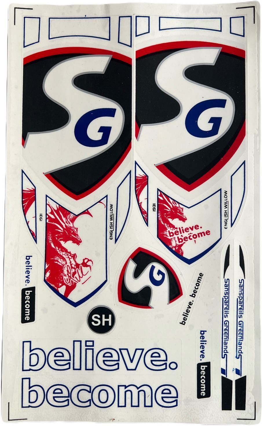 SG_KLR_DRAGON Bat Sticker