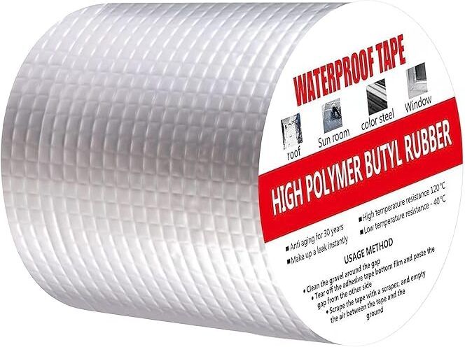nestify Aluminum Butyl Tape Rubber Foil Suitable for Roof surface , Window Sill Gap Protection Tape-picture-10
