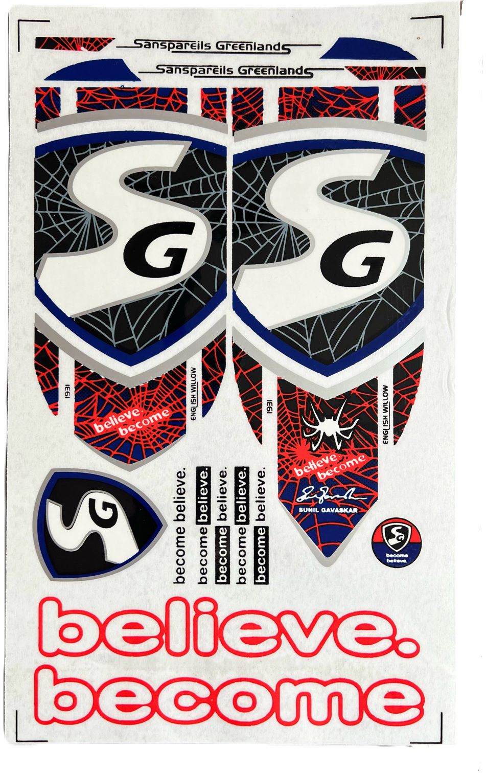vsm SG_3D_RED Bat Sticker-picture-38
