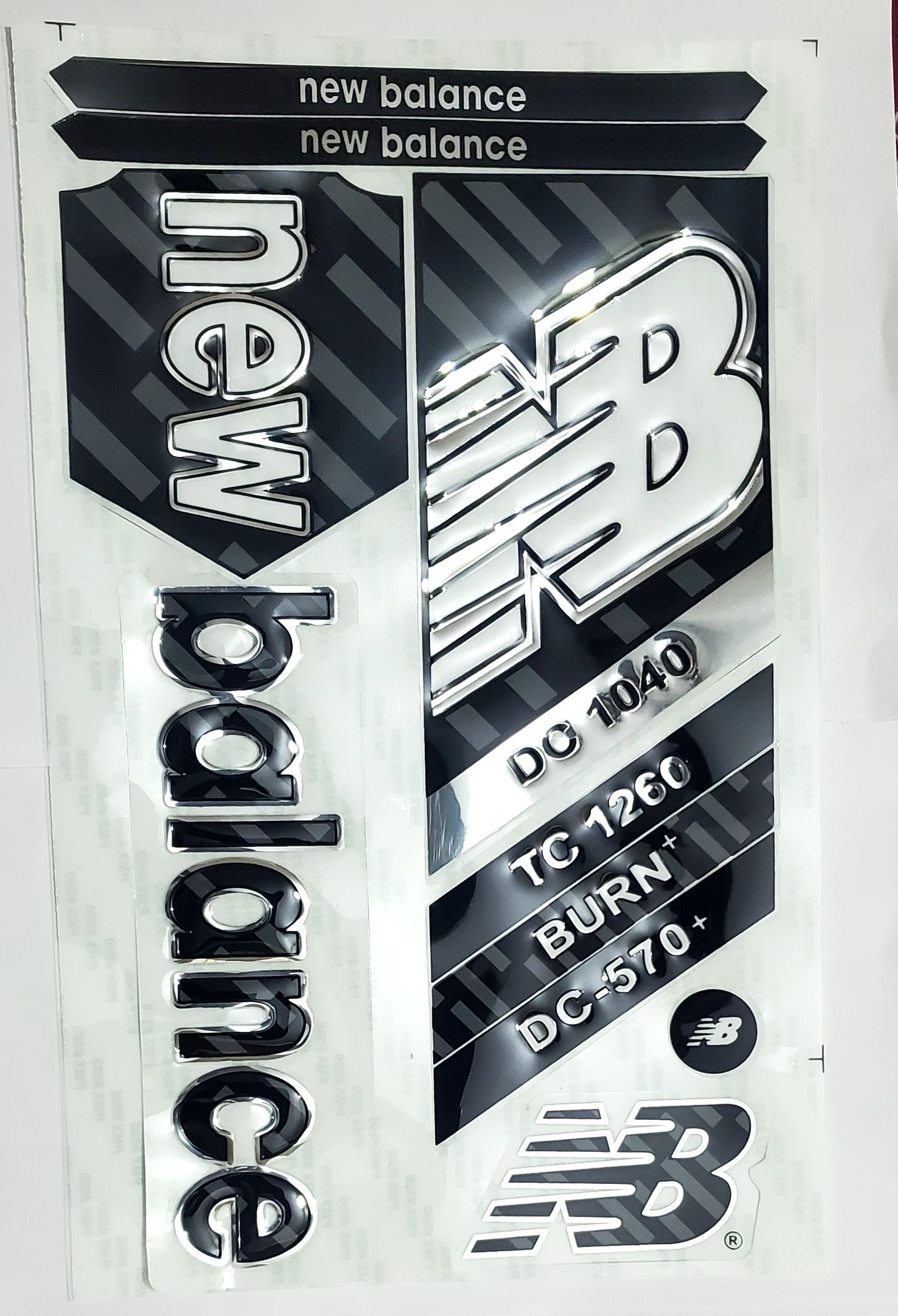 NEW Balance Cricket Bat Sticker 3D Embossed Tape Bat Sticker-image-20