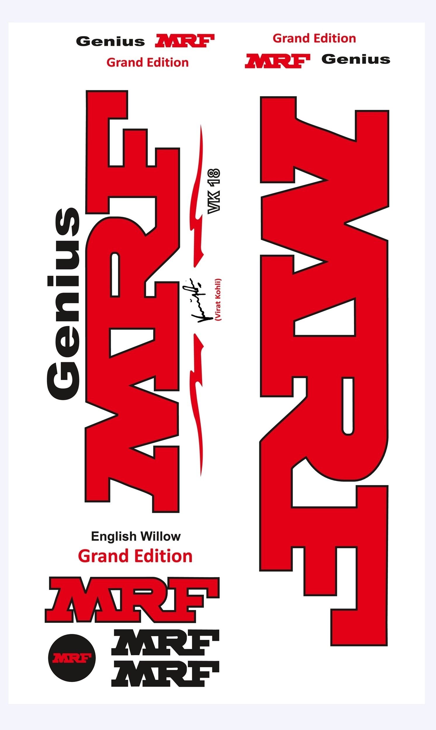 mrf vk Premium Bat Sticker Grand Edition Bat Sticker-picture-20