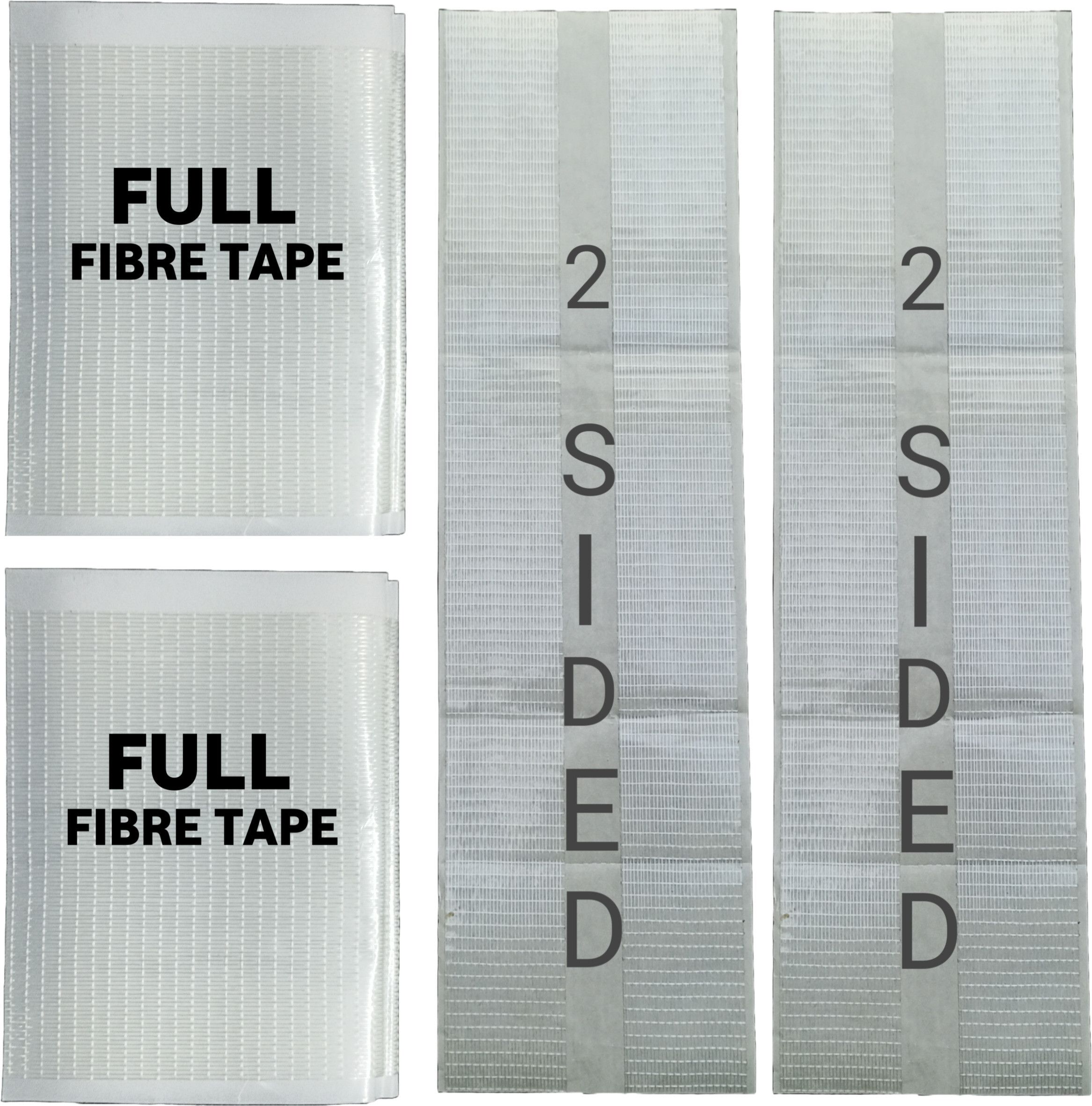 raigen 2 Pices Double-Sided & 2 Pices Full Fiber Tape Sheet for Cricket Bat Face Protection Tape-picture-14