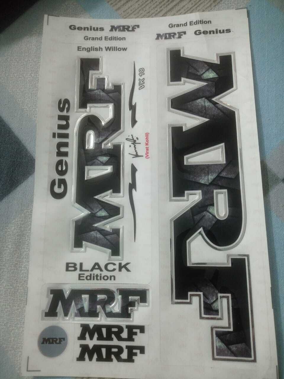 MRF DIGITAL 3D Embossed Bat Sticker-image-17