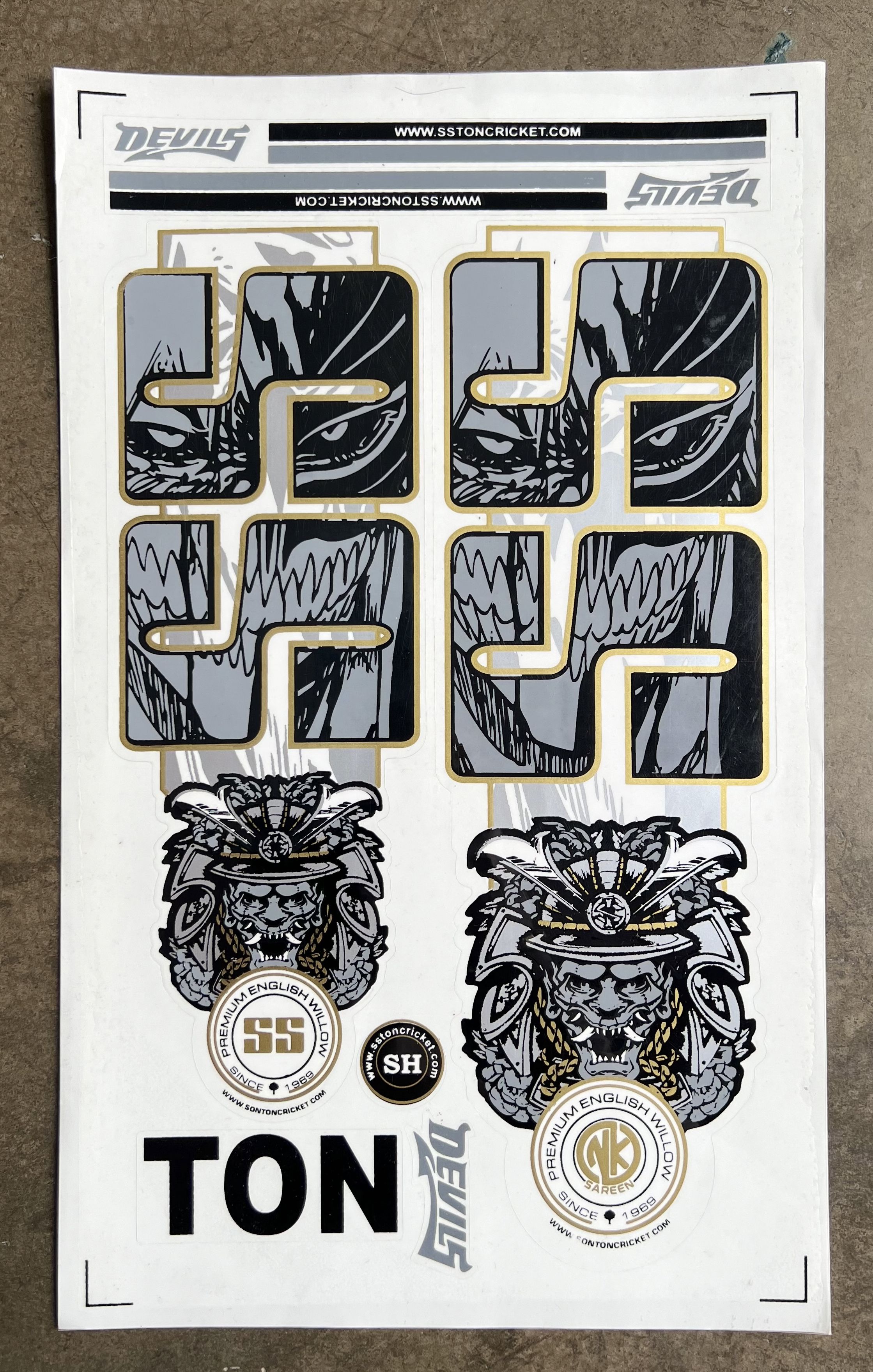 vsm SS_DEVIL_GREY Bat Sticker-picture-3