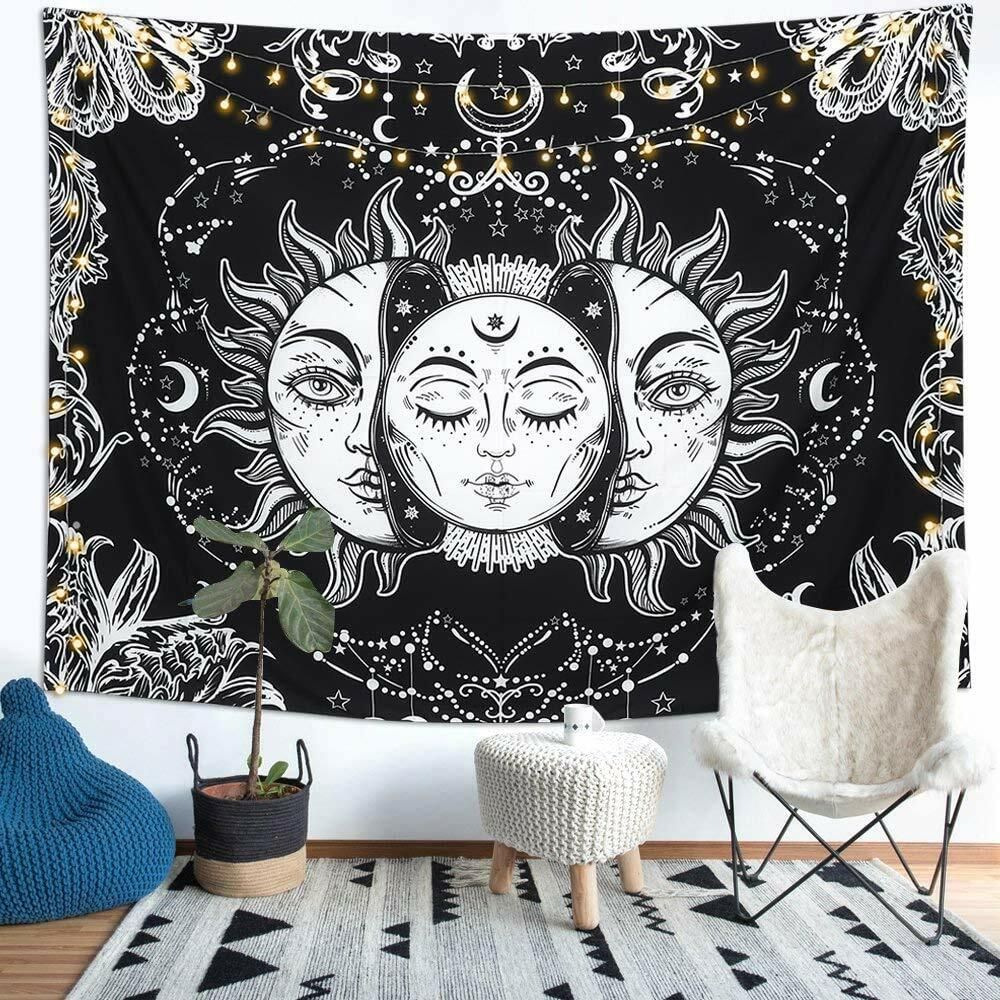 Tarot Boho Bohemian Sun Wall Hanging Home Decoration (Size-84x54 Inches) Tapestry-image-31