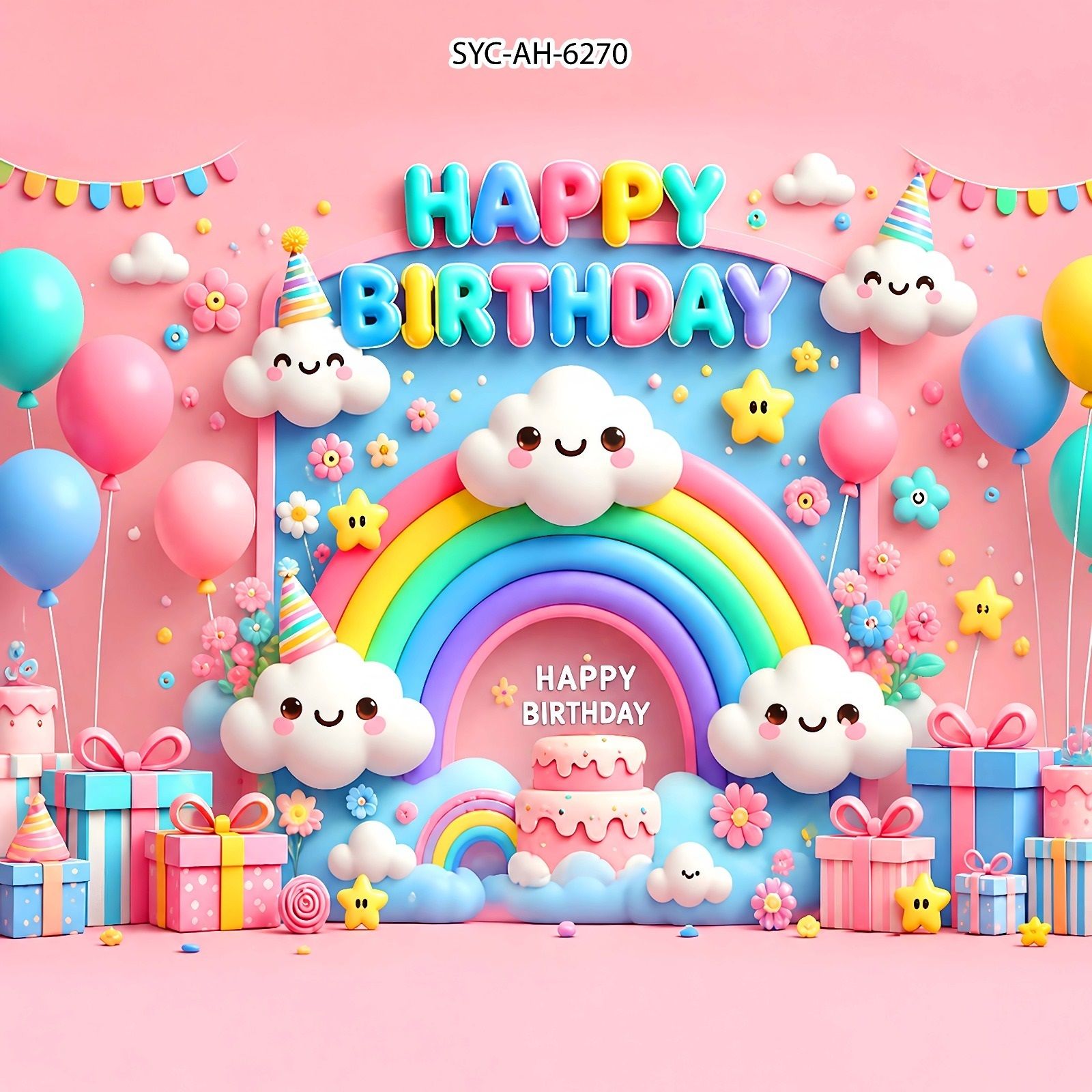 BEN HB3 Birthday Party Wall Decor Tapestry-image-45