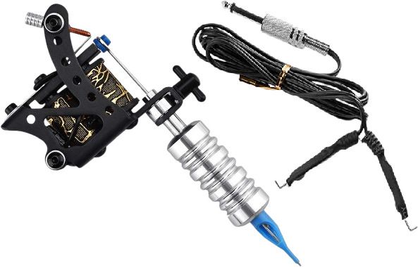 vasadigital Complete Tattoo Kit Professional Tattoo Machine Alloy Supplies With clip cord Permanent Tattoo Kit-picture-11