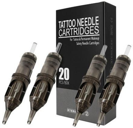 mumbai tattoo Tattoo Needle Carttridge 5RL Black ( Pack Of 20 ) Disposable Round Liner Tattoo Needles-picture-22