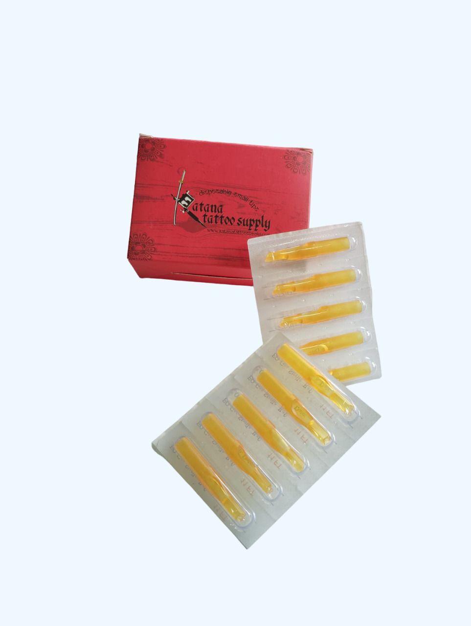 RED TIP 5RT ( PACK OF 50 ) Disposable Stack Shader Tattoo Needles-image-42