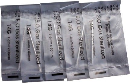 14G PIERCING NEEDLE ( PACK OF 5) Disposable Round Tattoo Needles-image-17