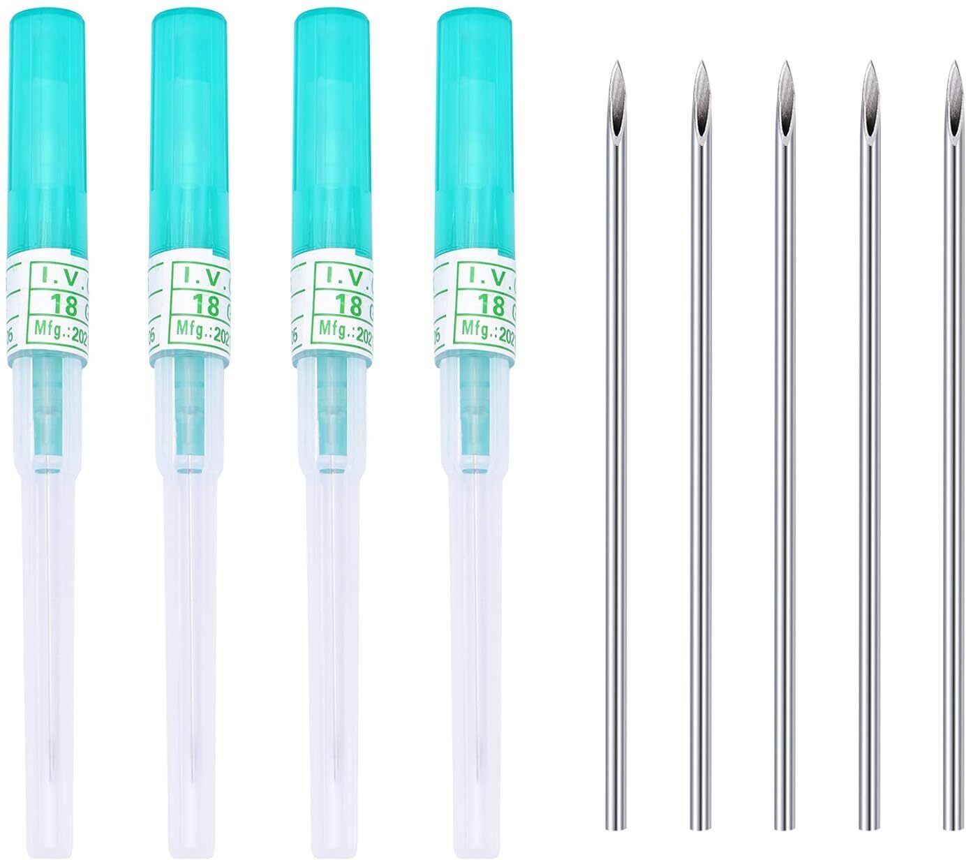 18G Ear Nose Piercing Needles 18G Pen Cannula for Belly Button Nipple Disposable Stack Tattoo Needles-image-19