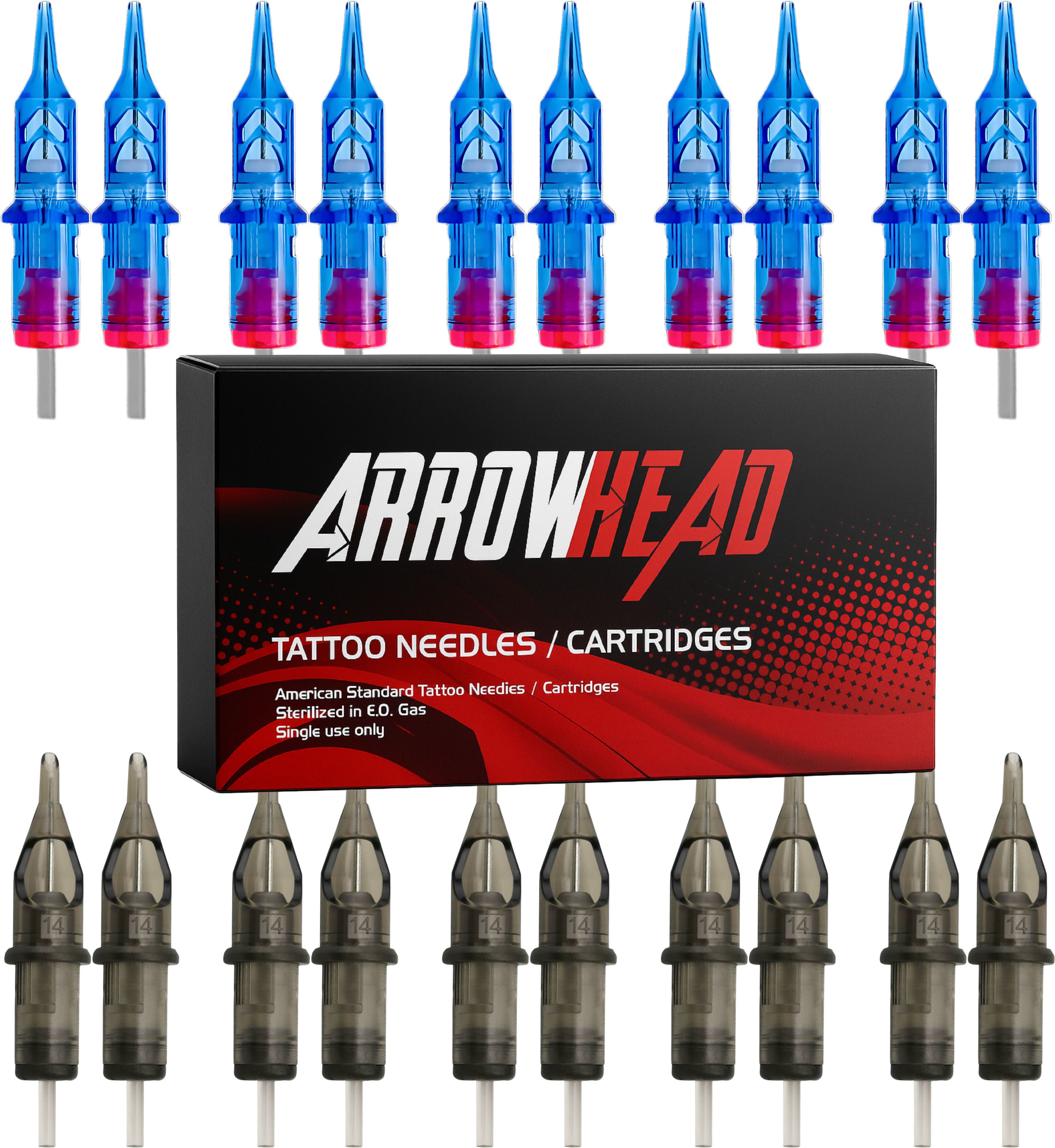 7RL+13M1+7RS+5SERM Cartridge Tattoo Needles for Pen Machine Disposable Round Liner, Round Shader, Magnum Tattoo Needles-image-42