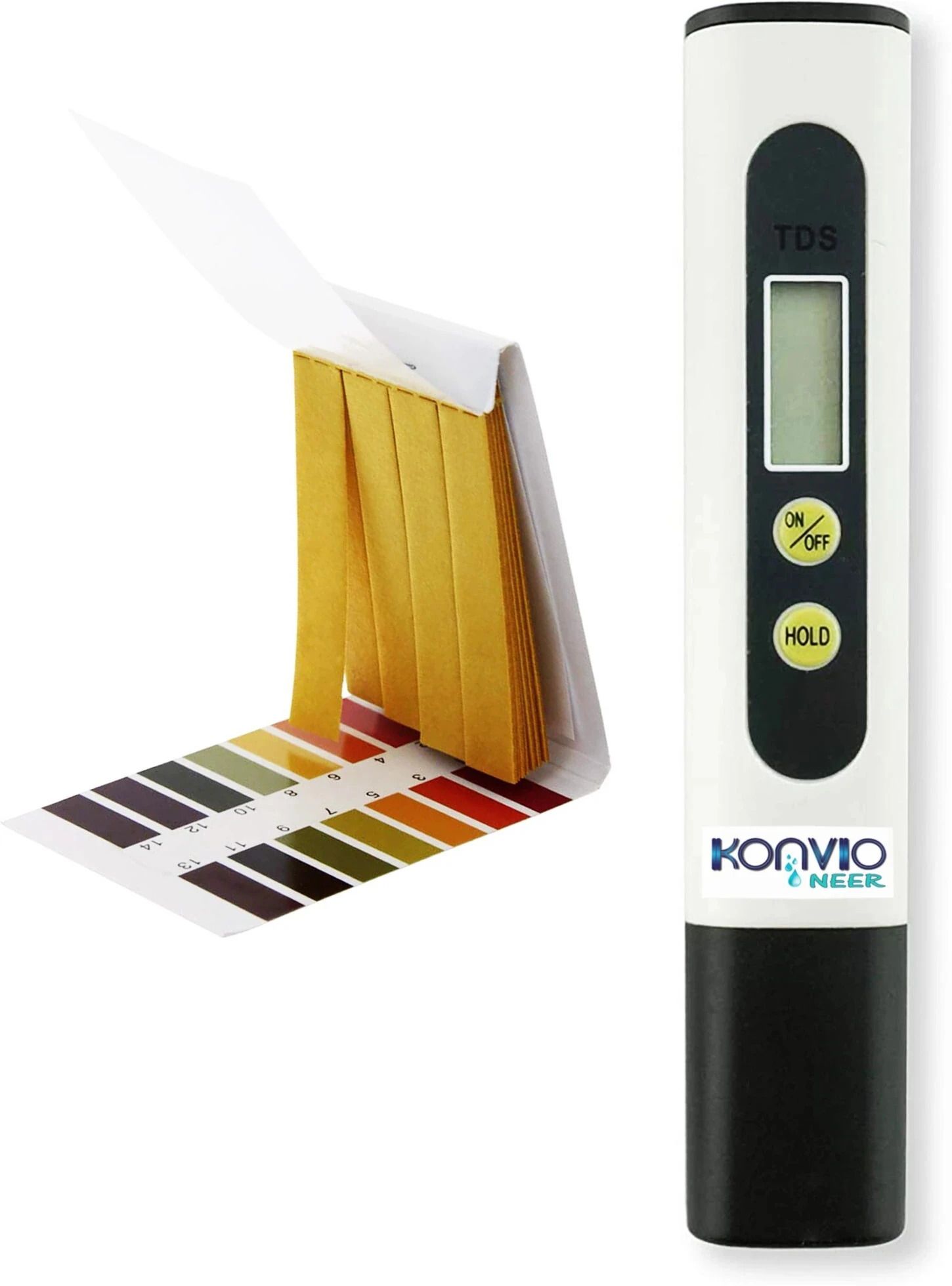 konvio neer pH Litmus Paper and Pen Type TDS Meter Digital TDS Meter-picture-14