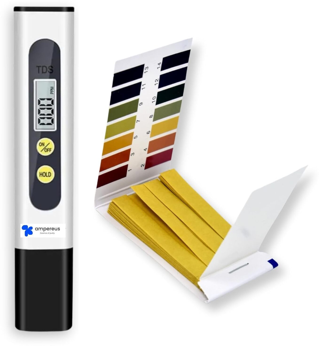 TDS Meter with pH Strip - Accurate Water Testing Meter & TDS Check Machine Digital TDS Meter-image-33