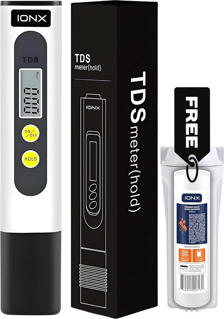 ionx Imported Digital TDS Meter for Water Quality Tester | Multipurpose | 0-9999ppm | Digital TDS Meter-picture-12