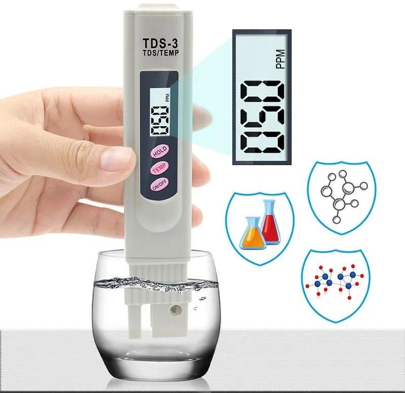 mkj Water Purity Tester TDS Meter for Drinking Water Purity Test, Swimming Pools Digital TDS Meter-picture-14
