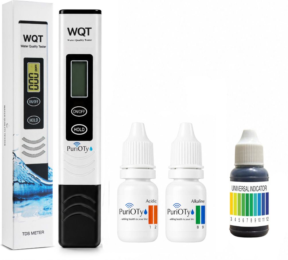 New TDS meter kit with ph test strips, includes universal indicator solution Digital TDS Meter-image-25