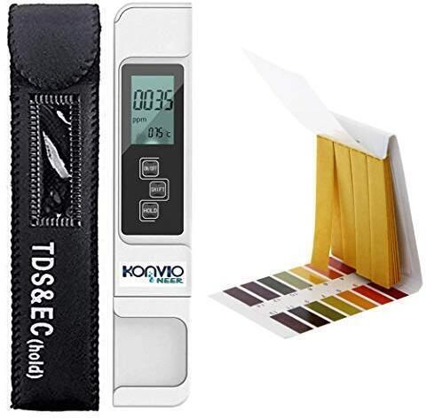 konvio neer pH Litmus Paper and TDS EC Meter COMBO Digital TDS Meter-picture-23
