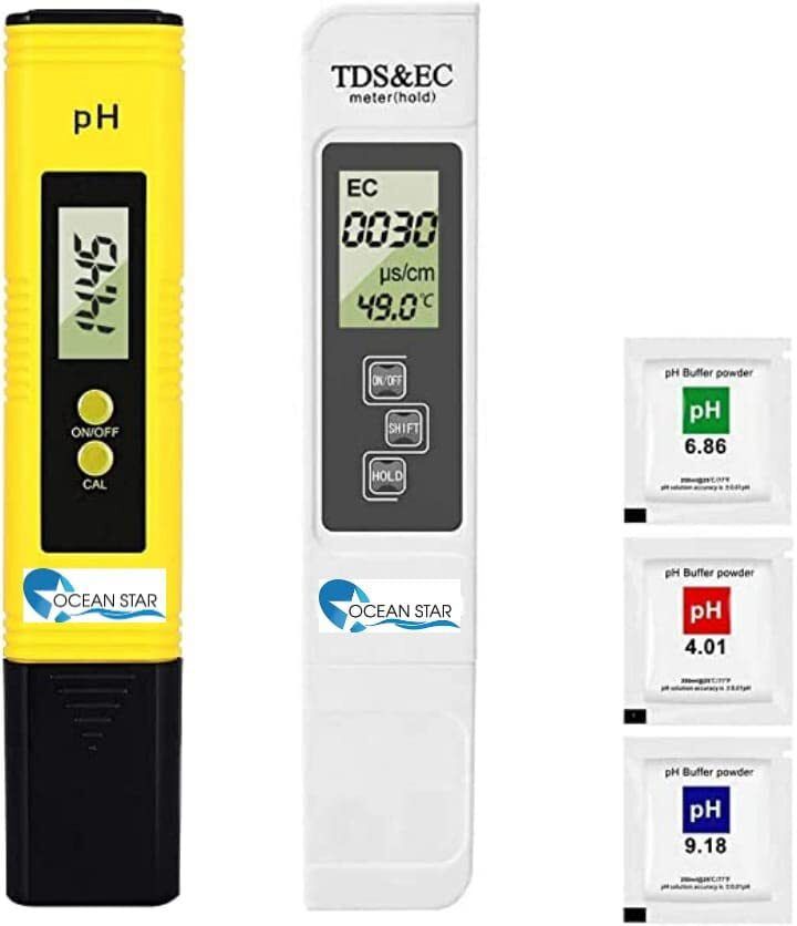 EC Meter and pH Meter, Total Dissolved Solids with pH Meter for Water Testing Digital TDS Meter-image-45