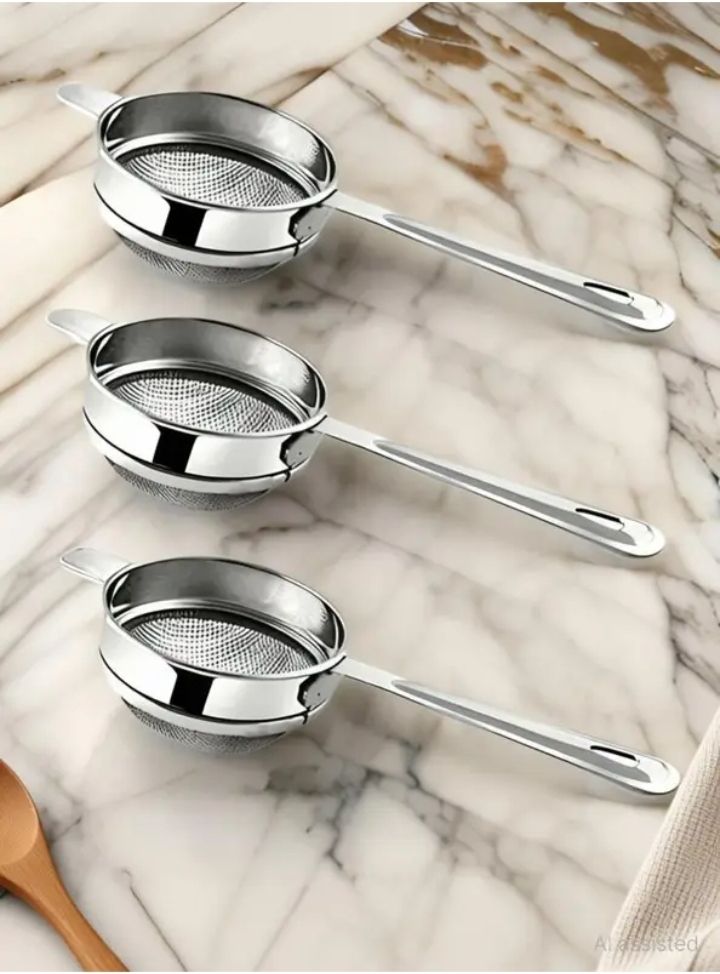 aky global Tea Strainer, coffee strainer, ghee strainer daily use product. Tea Strainer-picture-1