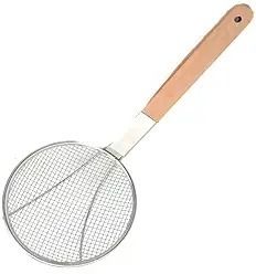 hurrio Standard Stainless Steel Deep Fry Net Spoon Tea Strainer-picture-11
