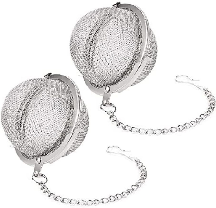 agabani Premium Stainless Steel Coffee Ball with Chain Fine Mesh Tea & Spice Filter Tea Strainer-picture-44