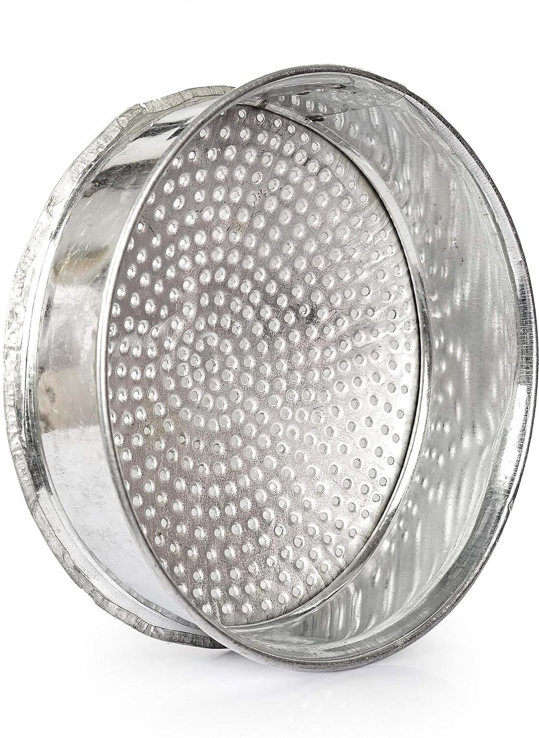 ptr Pure Iron Wheat Strainer/Sieve Chalna For Wheat/Grains/Spices (9x3 Inch) Sieve-picture-37