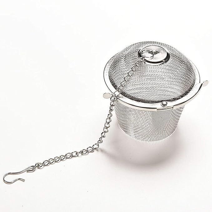 Stainless Steel Tea Easy Filter Infuser, 6.5cm, Silver Tea Strainer Tea Strainer-image-18