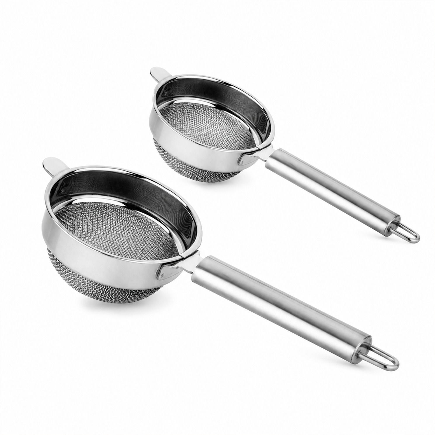 chakmak Tea Chalni D/Jali Pipe Handle 1 No+2 No | Fine Mesh Tea Strainer for Kitchen Use Tea Strainer-picture-25