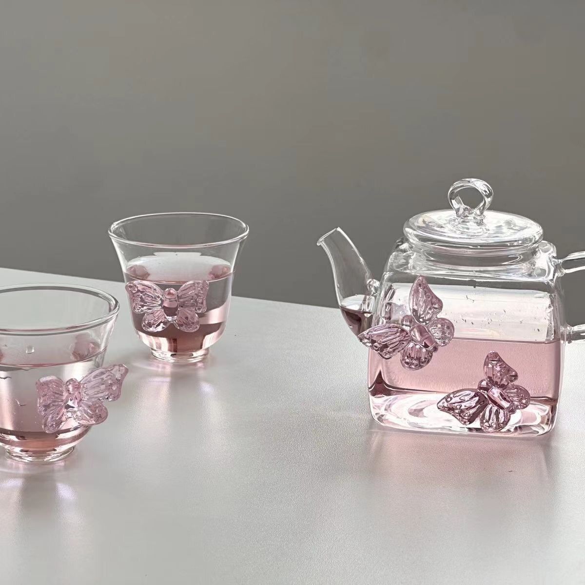 550 ml Borosilicate Glass Kettle with 2 × 210 ml Cups Tea Urn-image-47