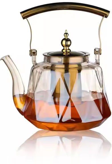 Geometric Shape Tea Kettle for Herbal Tea, Green Tea & Black Tea Tea Urn
