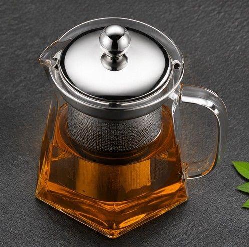 mansi ltd Premium Glass Teapot with Tea Infuser Tea Urn-picture-22