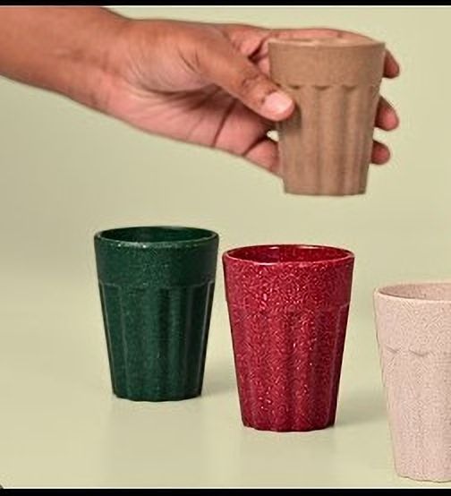 liftoff Eco-Friendly Cutting TEA Cups Set-4 up-to 80ml. Tea Urn-picture-43