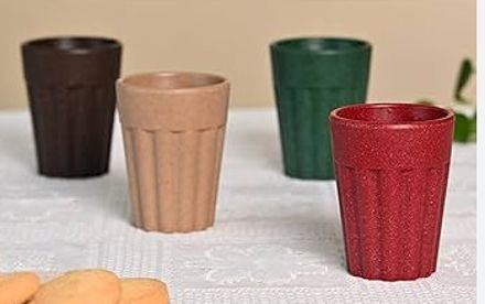 liftoff Eco-Friendly Cutting tea Cups Set-4 80ml. Tea Urn-picture-15