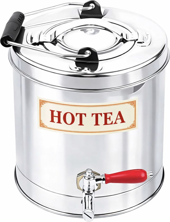Stainless Steel PUF Insulated Hot & Cold Tea Urn Can with Tap for Commercial Tea Urn-image-31