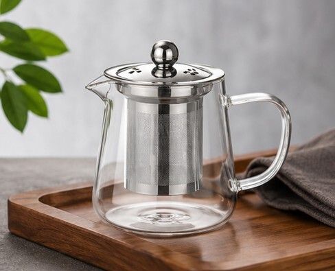 350ml Glass Tea Pot with Stainless Steel Tea Infuser Tea Urn-image-15