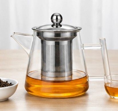 mansi ltd Luxury Glass Tea Pot with Infuser Tea Urn-picture-19