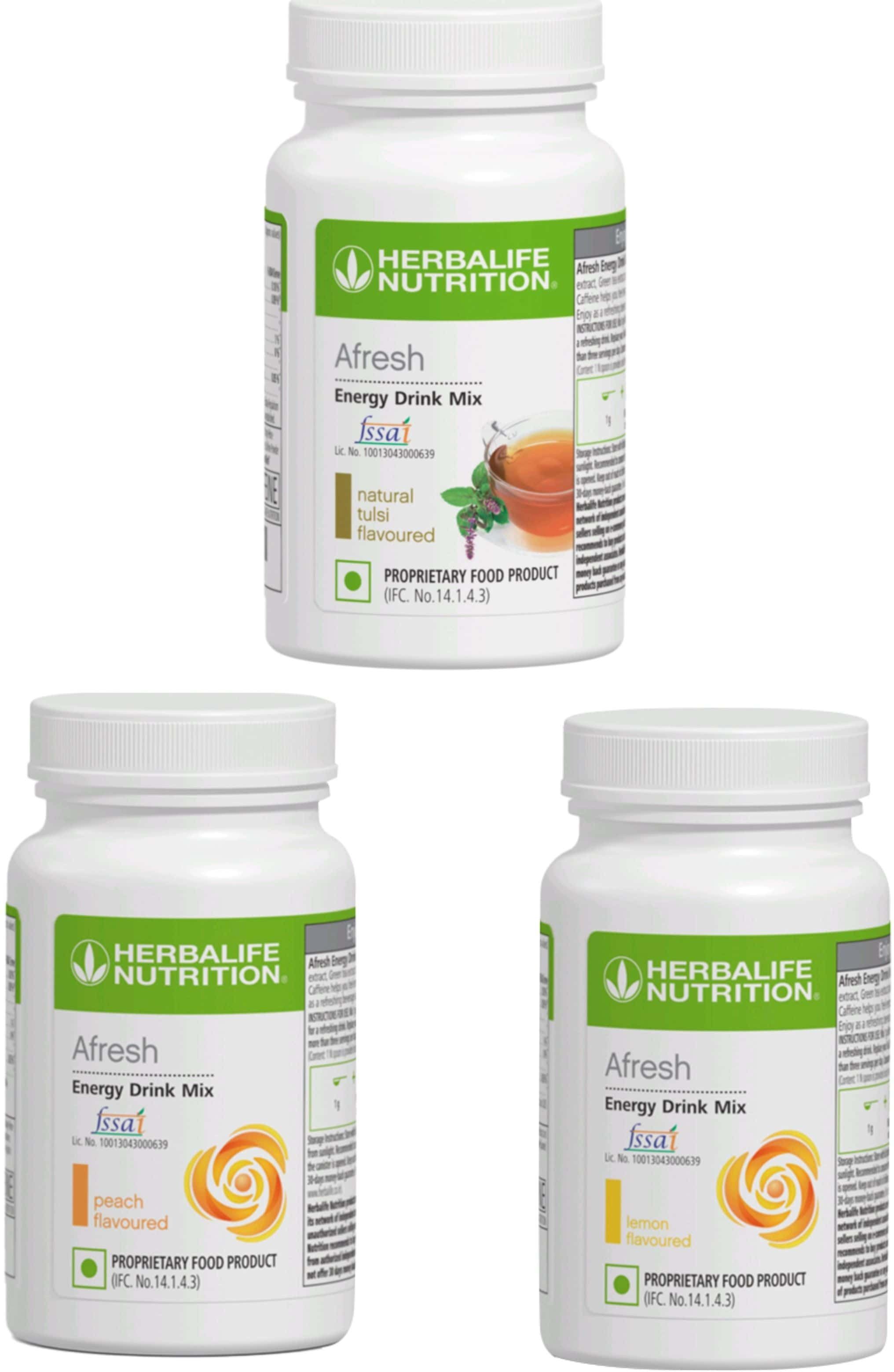 {HERBALIFE TULSI/LEMON/PEACH AFRESH PACK OF 3} TULSI,LEMON,PEACH Powder-image-20