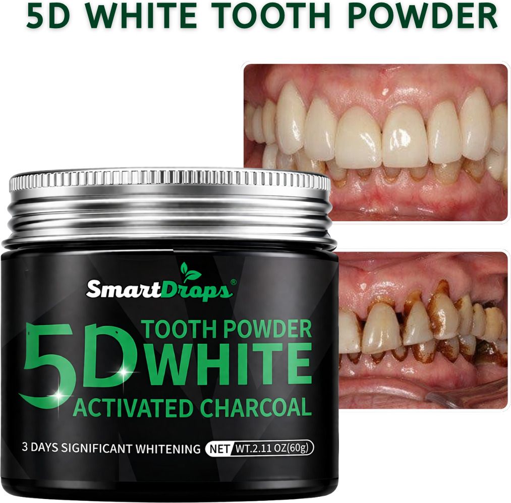 smartdrops Charcoal Teeth Powder Teeth Cleaner Powder With Cinnamon Clove For Daily Use Teeth Whitening Kit-picture-14