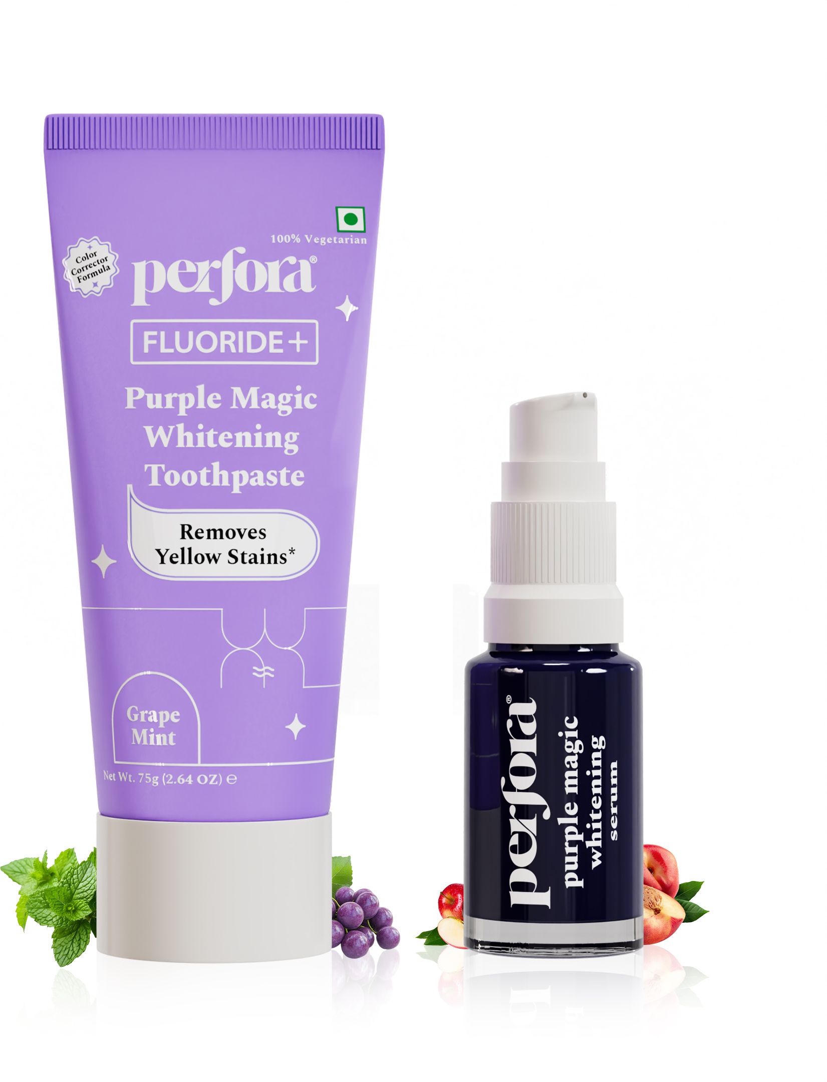 perfora Teeth Whitening Combo | Purple Serum & Purple Toothpaste combo Teeth Whitening Kit-picture-11