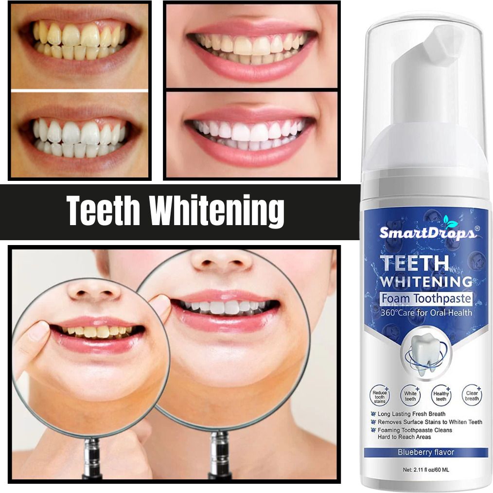 smartdrops Teeth Whitening Foam, Toothpaste For Brighting Your Smile, For Men & Women Teeth Whitening Liquid-picture-11