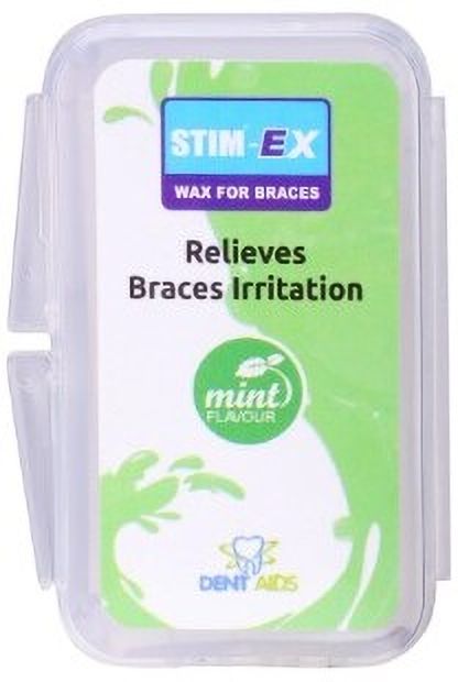 Ex Wax Strips - Quick pain relief from Braces, Retainer, Aligner cuts & sores | Teeth Wipe-image-0