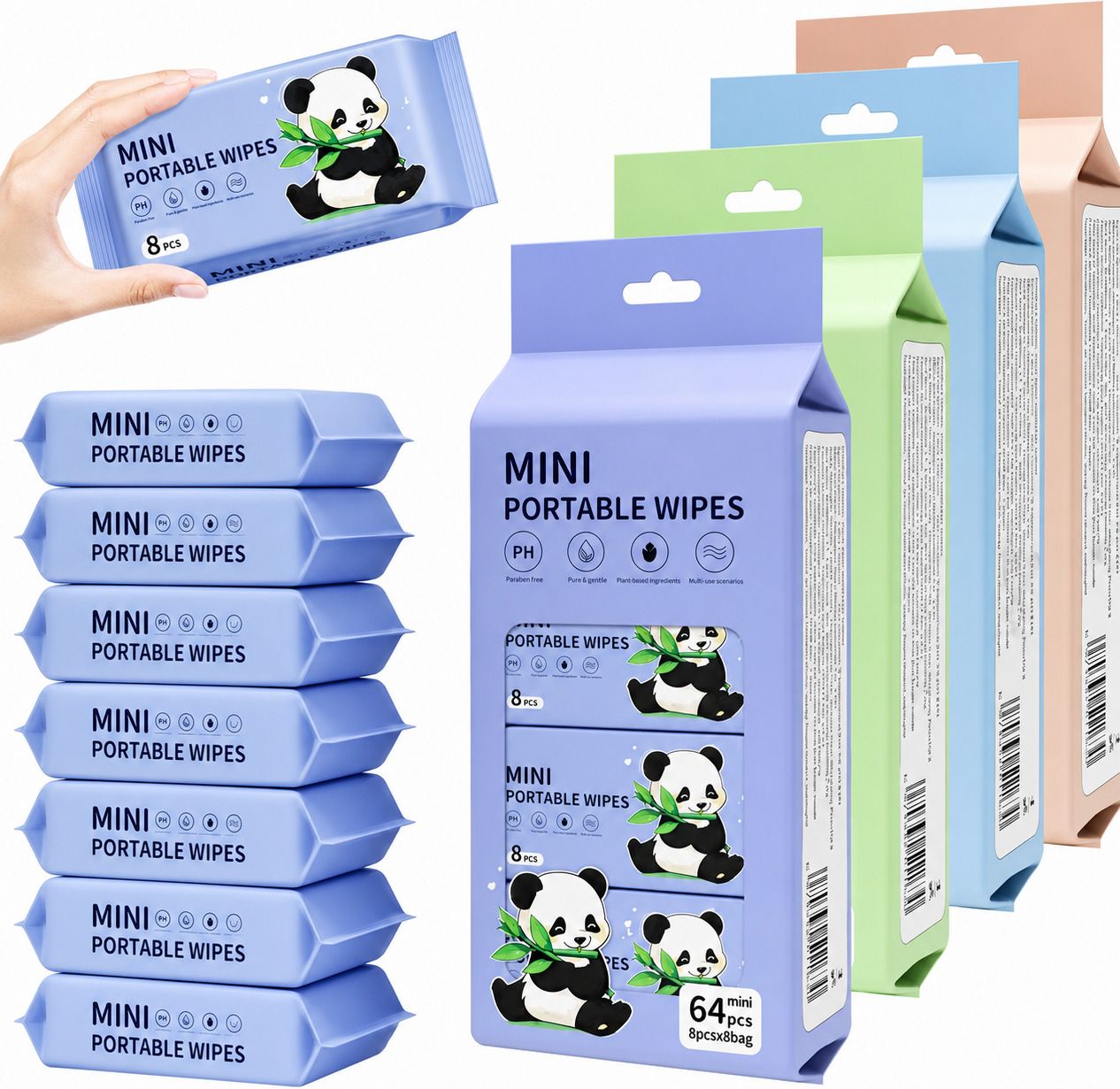 shiv Soft Touch Mini Wipes | Everyday Pocket Tissue Wipes | Fresh & Clean Teeth Wipe-picture-15