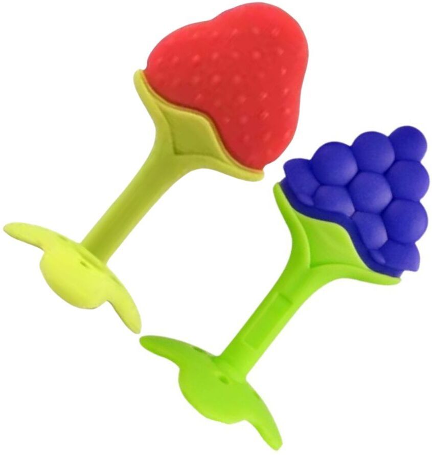 Fruit Shape Silicone Baby Teether BPA Free Soft Chew Toy for Teething Teether-image-47
