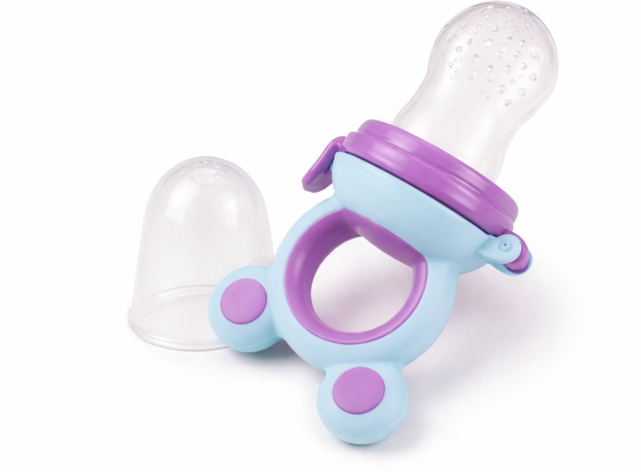 shoppizone Baby Fruit Feeder Pacifier with Silicone Nibbler & Protective Cap Feeder-picture-4