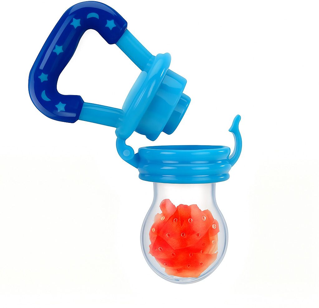 kalra magic Baby Fruit Feeder – Soft Mesh Pacifier for Safe Teething & First Fruits Packof 1 Feeder-picture-33